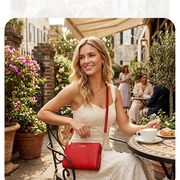 Steve Madden Handbags - Steve Madden Red Crossbody Bag ,NEW no Tag